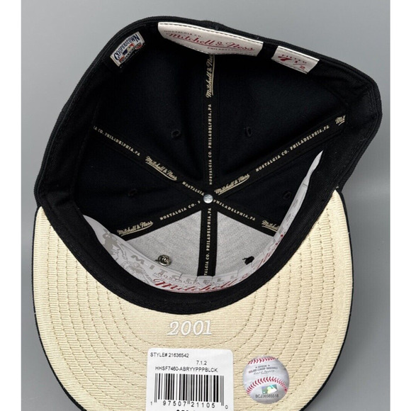 Mitchell & Ness Topps Chrome 2023 Atlanta Braves Fitted Hat Men's Sz 7-1/2 - Picture 5 of 6